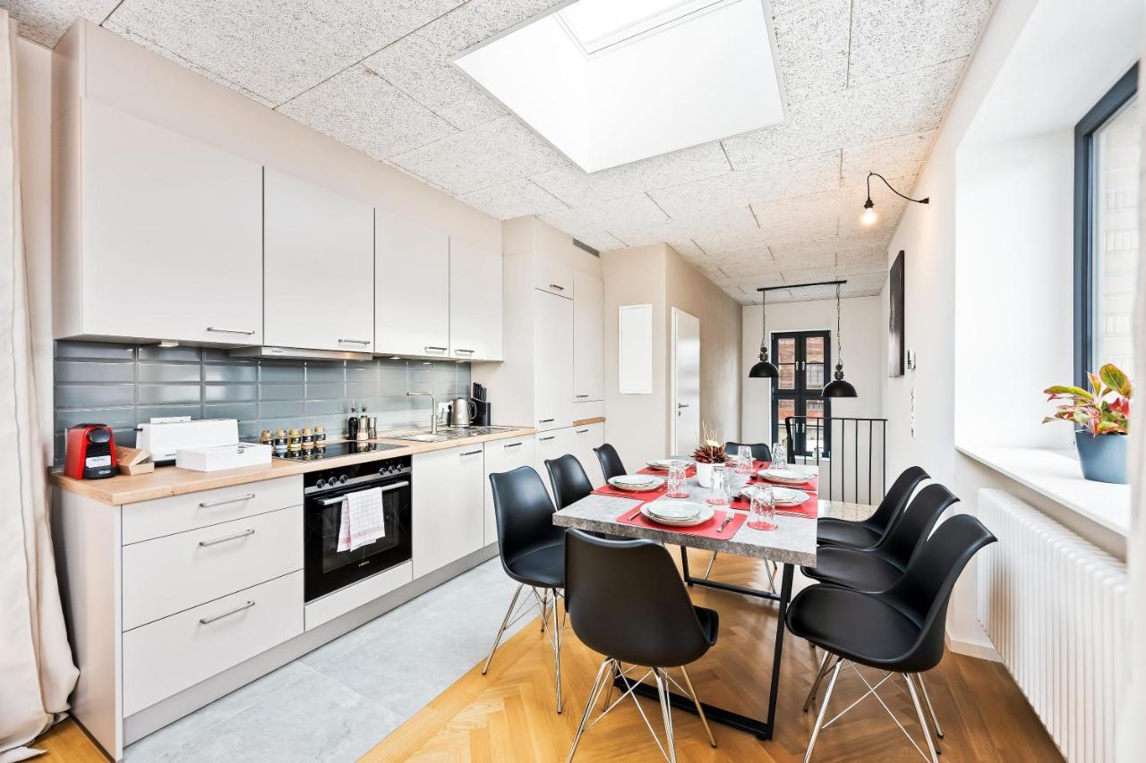 Ferienwohnung Lit Living - Luxus Loft - Box Spring - Air Con - Bbq - Panorama City Airport City Airport Mannheim Exterior foto
