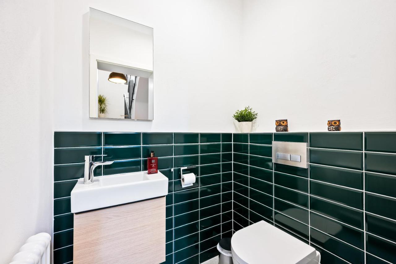 Ferienwohnung Lit Living - Luxus Loft - Box Spring - Air Con - Bbq - Panorama City Airport City Airport Mannheim Exterior foto